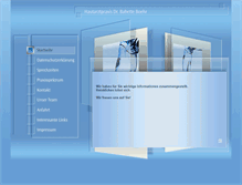 Tablet Screenshot of hautarzt-oranienburg.de